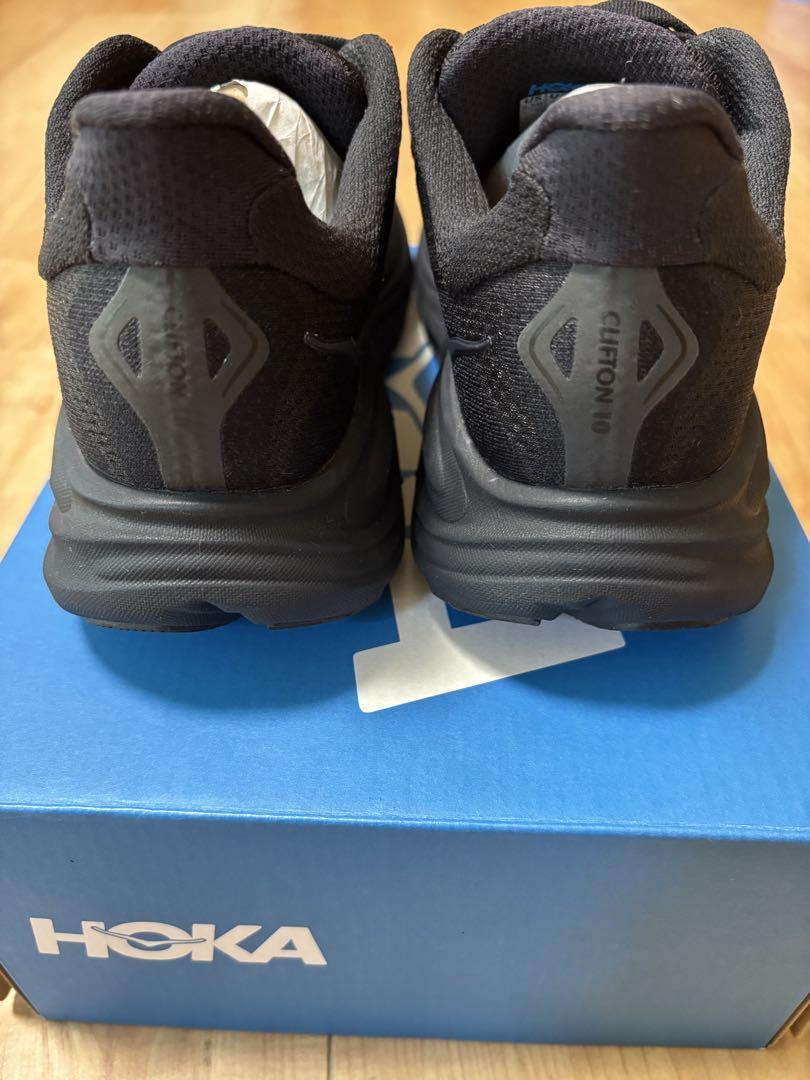 HOKAホカクリフトン10CLIFTON10 23cmブラックスニーカー