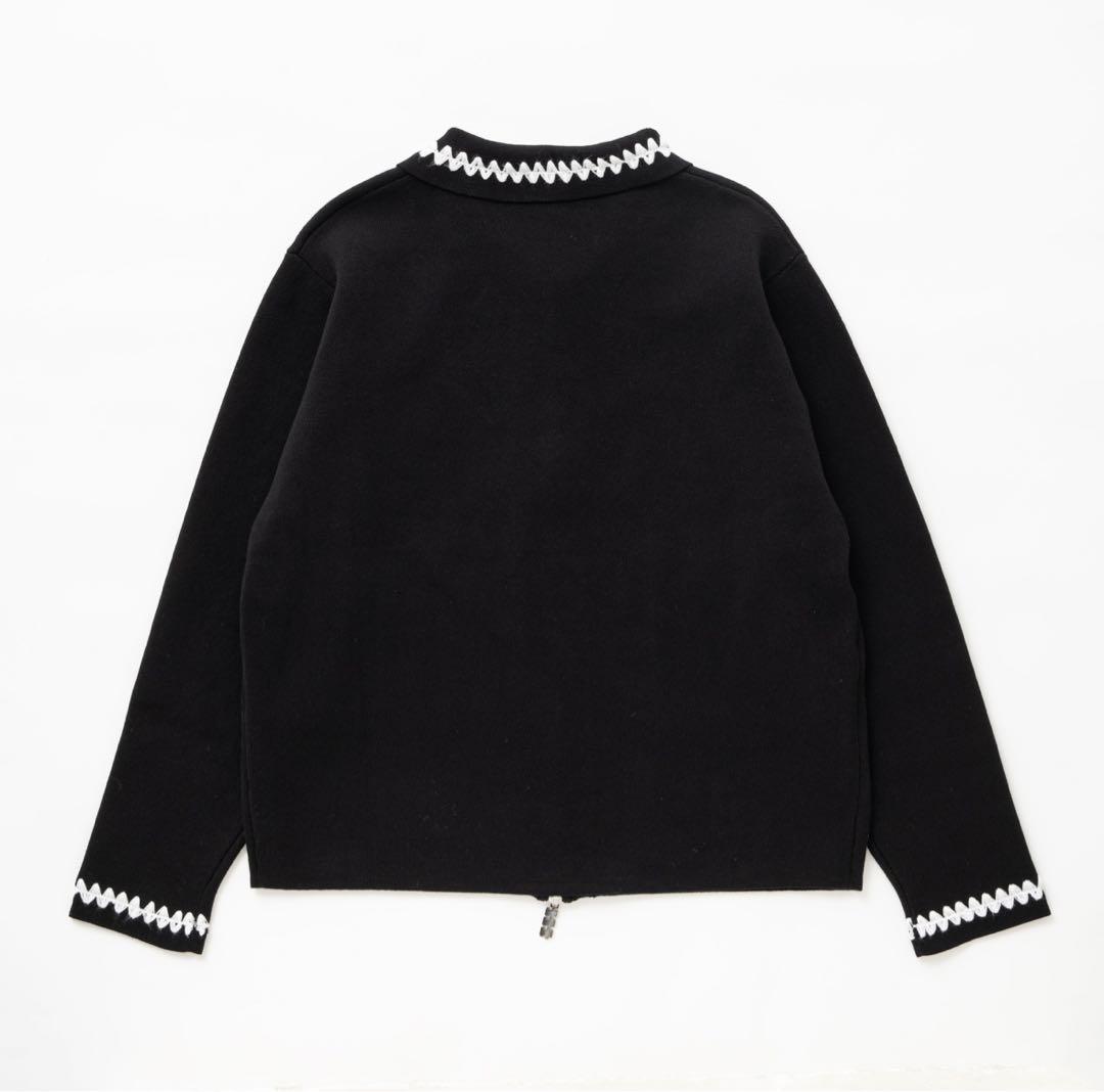 ttt msw Knit polo cardigan BLACK 即完売
