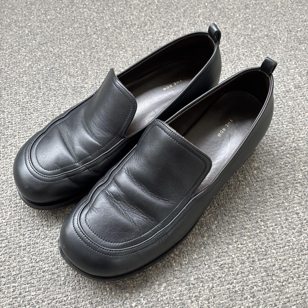 THE ROW ザ ロウ PENNY LOAFER ペニーローファー ブラック