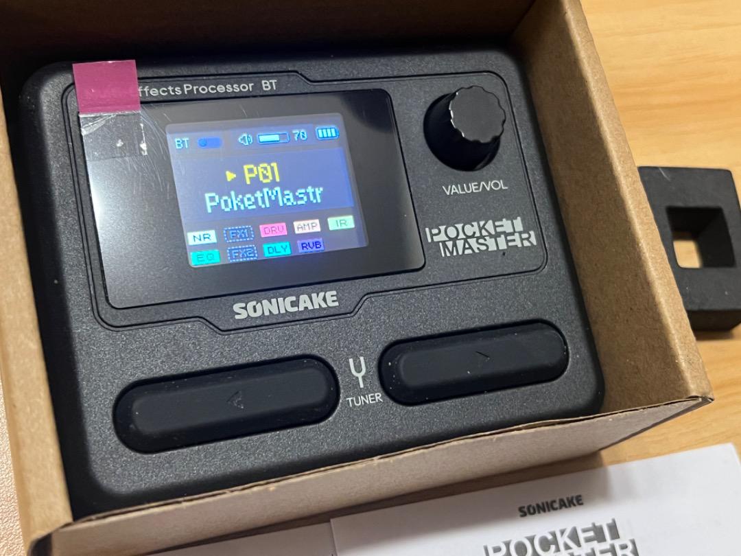 Sonicake Pocket Master 超小型マルチエフェクター　ブラック