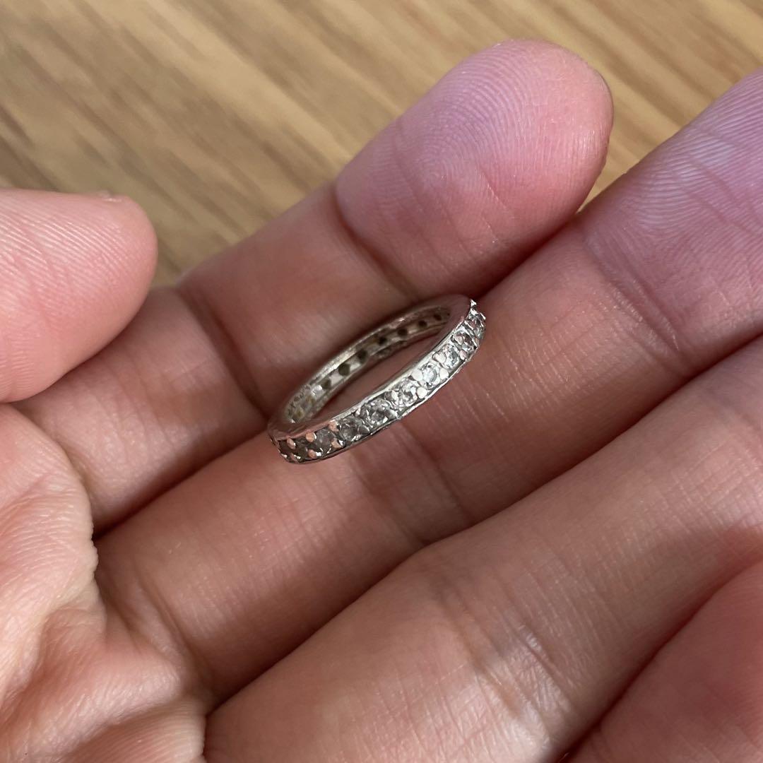 vintage silver925 stone ring