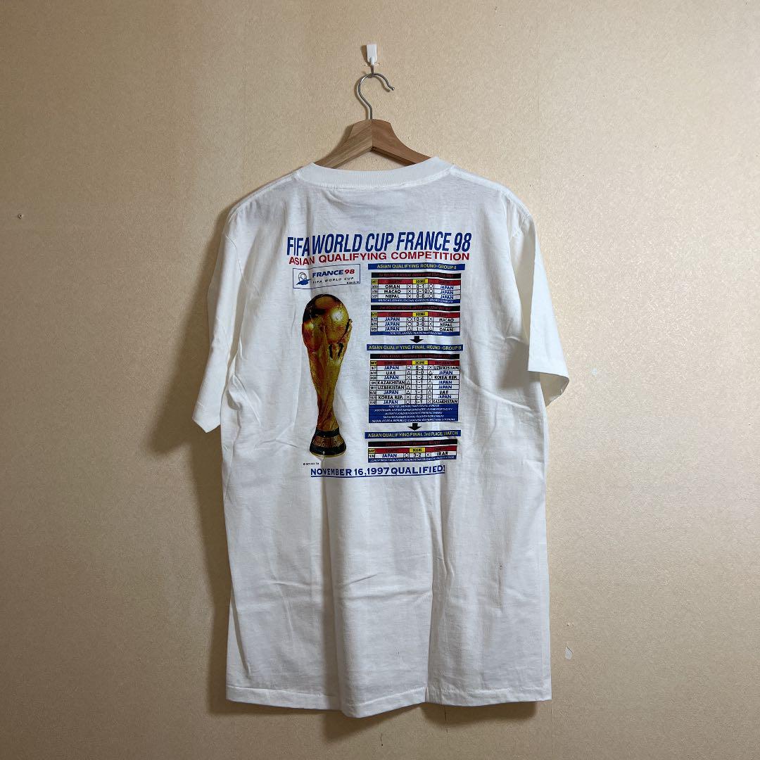 90s フランスワールドカップ Tシャツ 98年 古着 サッカー 企業 90s フランスワールドカップ Tシャツ 98年 古着 サッカー 企業