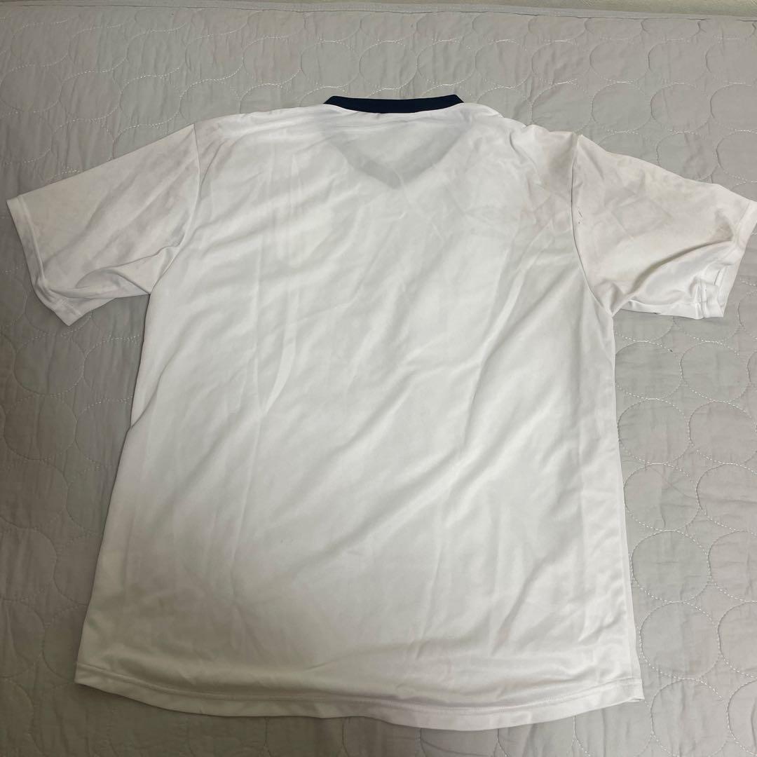 正智深谷サッカー練習着　半袖　白&赤