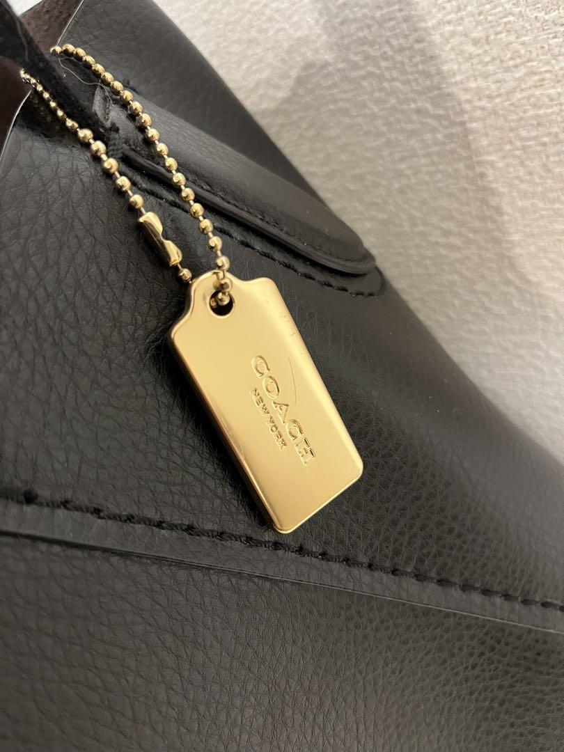 コーチ COACH ぺブルレザー ダービー トートバック 肩掛け可