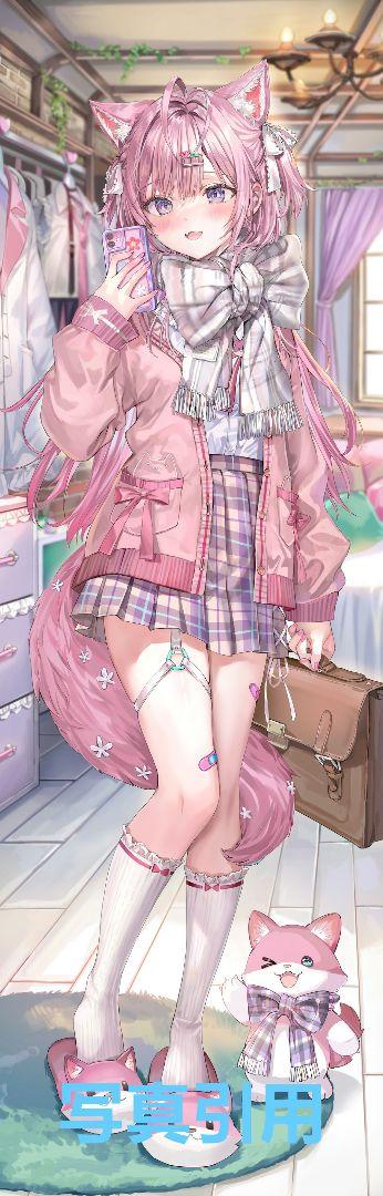 C104 沙花叉クロヱ C105 博衣こより 等身大タペストリー セット販売