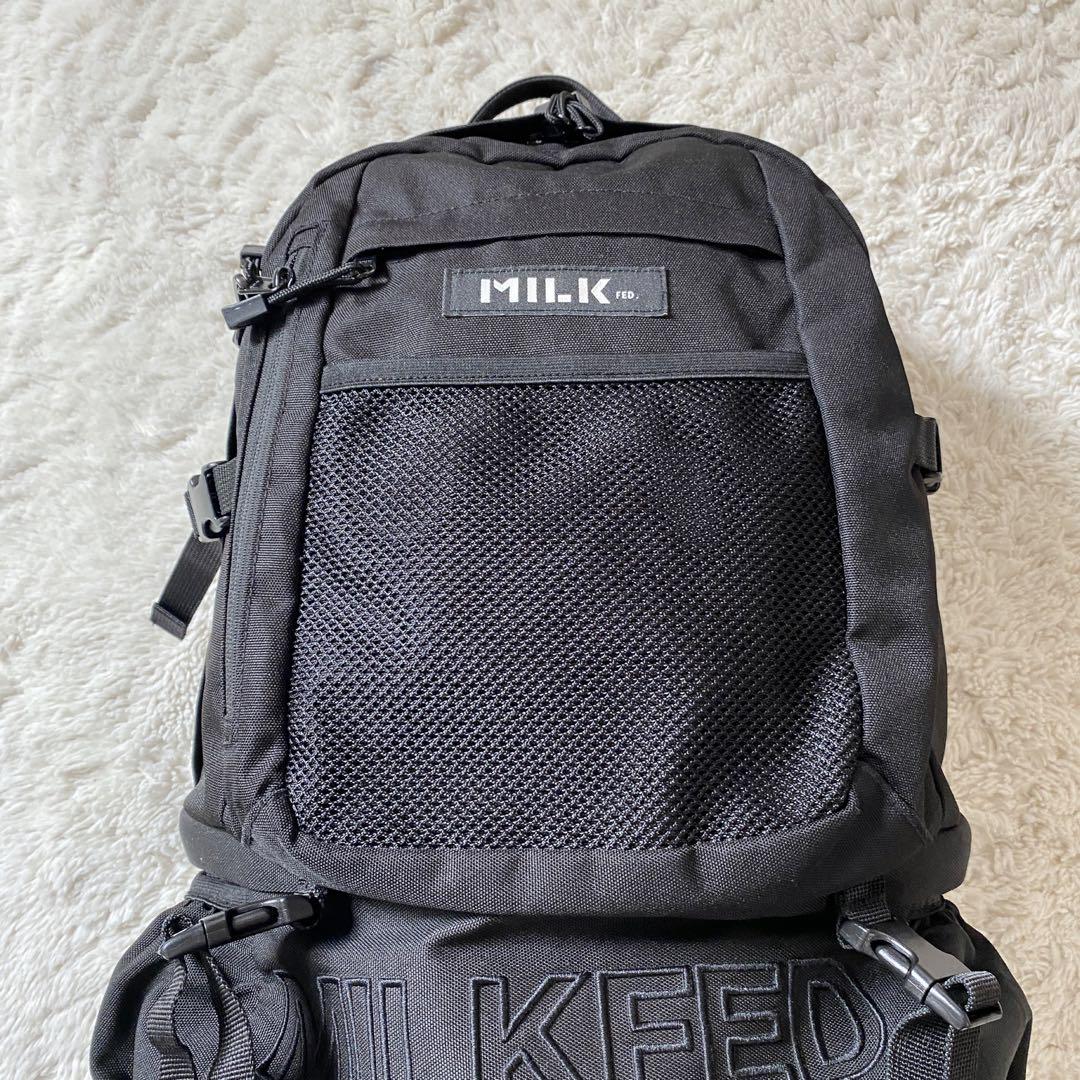バッグ MILKFED.NEO EMBROIDERY BIG BACKPACK 32L