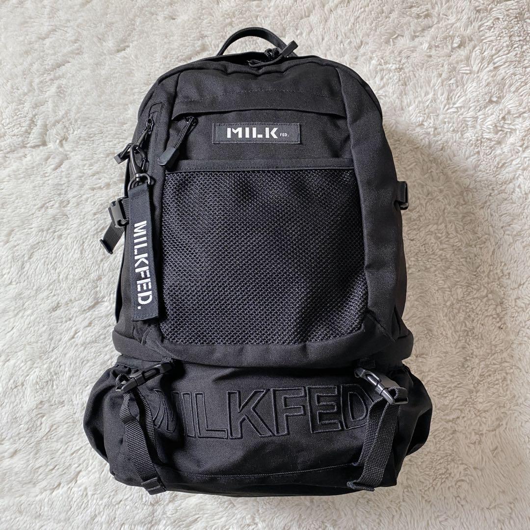 バッグ MILKFED.NEO EMBROIDERY BIG BACKPACK 32L