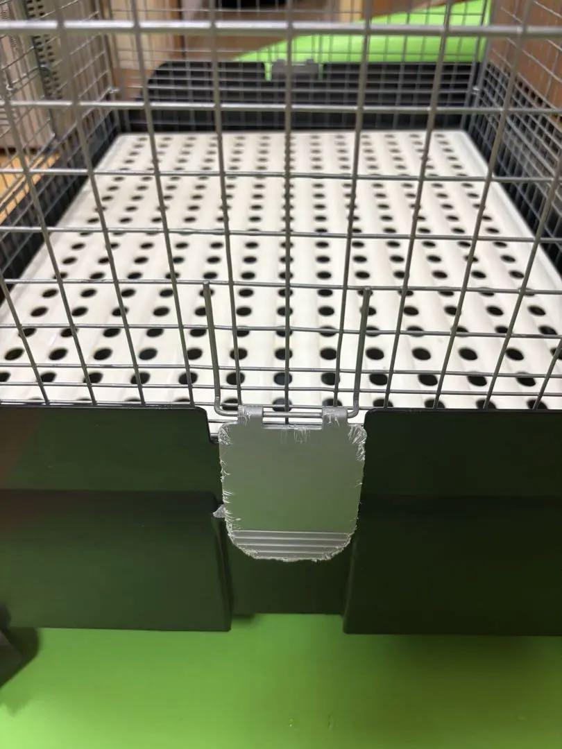 金属製ケージ 引き出し式トレイ付き