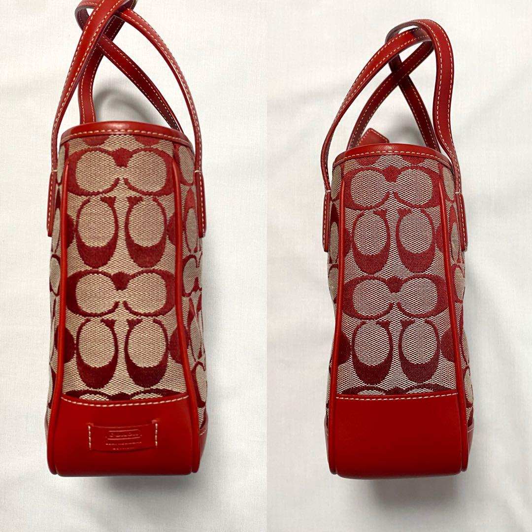 人気 COACH コーチ 総柄 シグネチャー キャンバス ミニトートバッグ COACH コーチ ショルダーバッグ ミニトートバッグ スマホケース