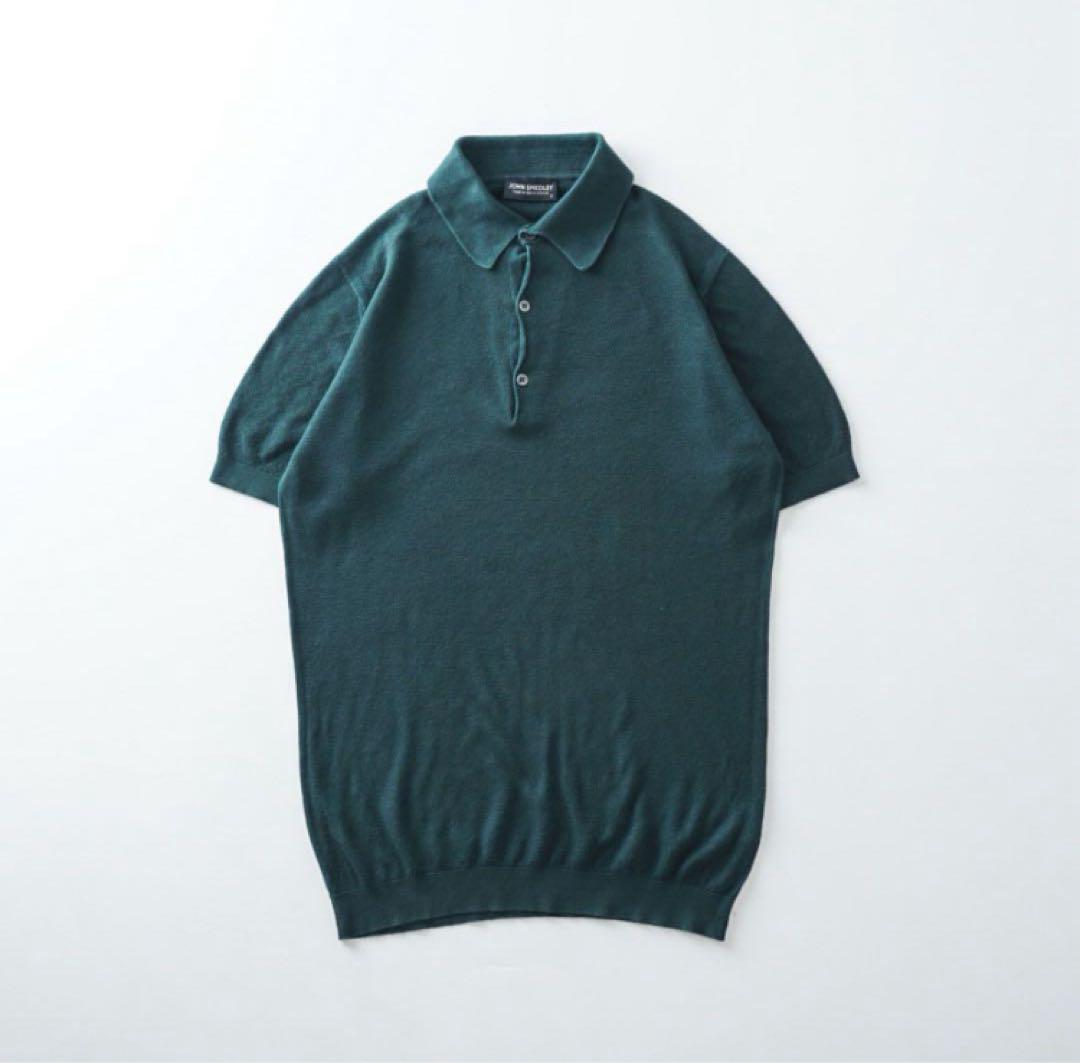激安通販新作 ダークグリーン SMEDLEY JOHN ポロシャツ メルカリ - トップス