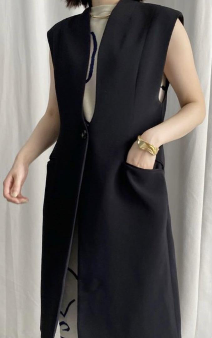 未使用AMERI WAVE COLLAR ANGULAR VEST（Ameri VINTAGE WAVE