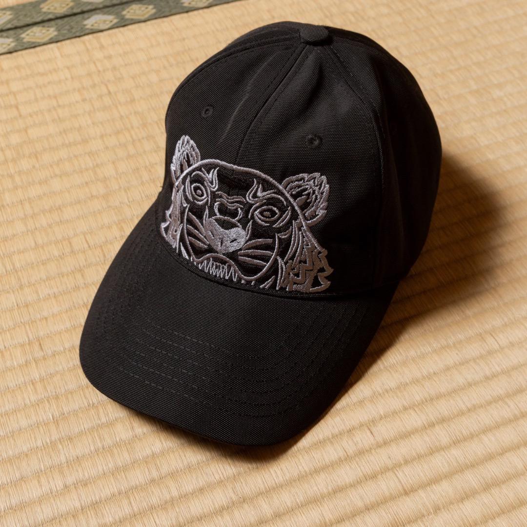 KENZO 虎刺繍キャップ ブラック Uサイズ KENZO 黒色 虎刺繍 キャップ - メルカリ