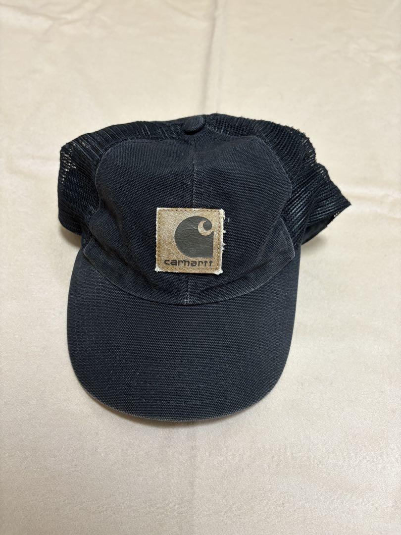 90s carhartt カーハート USA製 メッシュキャップ 黒
