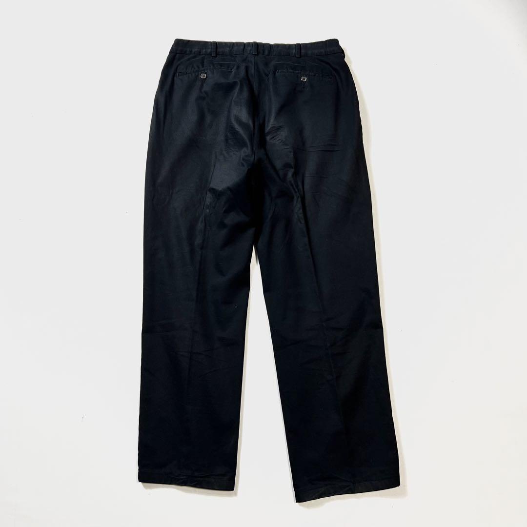 RALPH LAUREN ラルフローレン 2タックチノパンツ ポロチノ ブラック