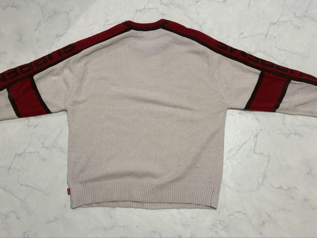 Supreme Stripe Chenille Sweater　 Vince着用