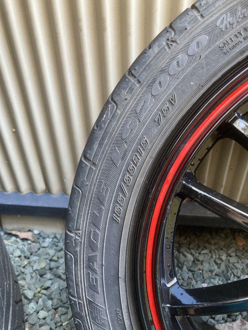 美品！S-HOLD 15インチアルミ　軽自動車