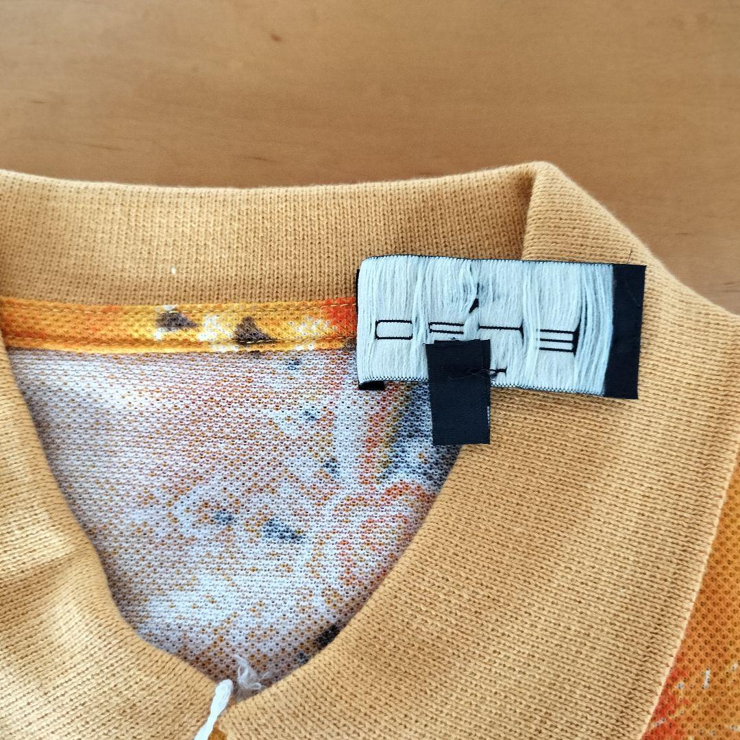 美品 ETRO エトロ イタリア製 メンズ ポロシャツ M オレンジ