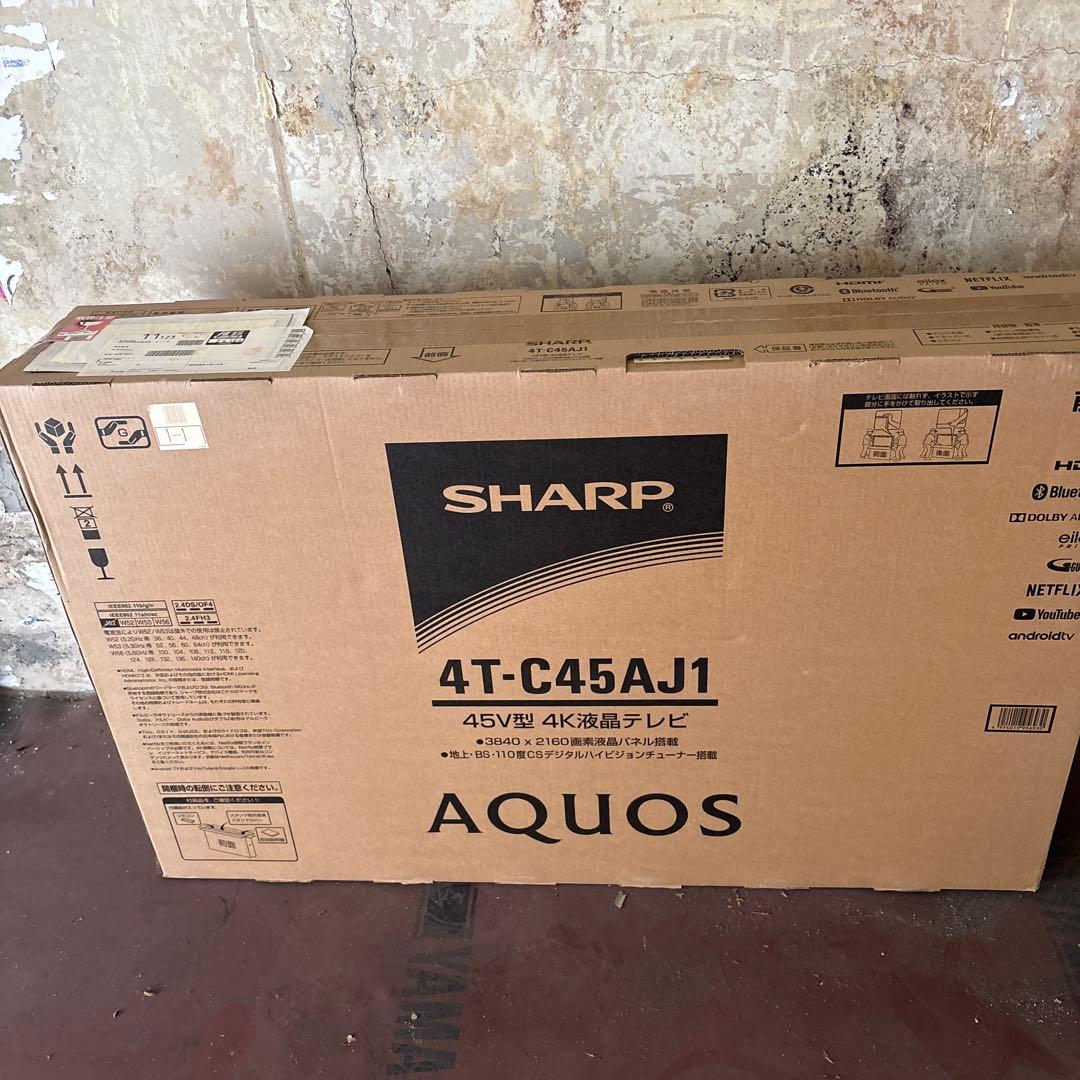 SHARP AQUOS 4T-C45AJ1 45V型 4K液晶テレビ42~46インチ・SHARP