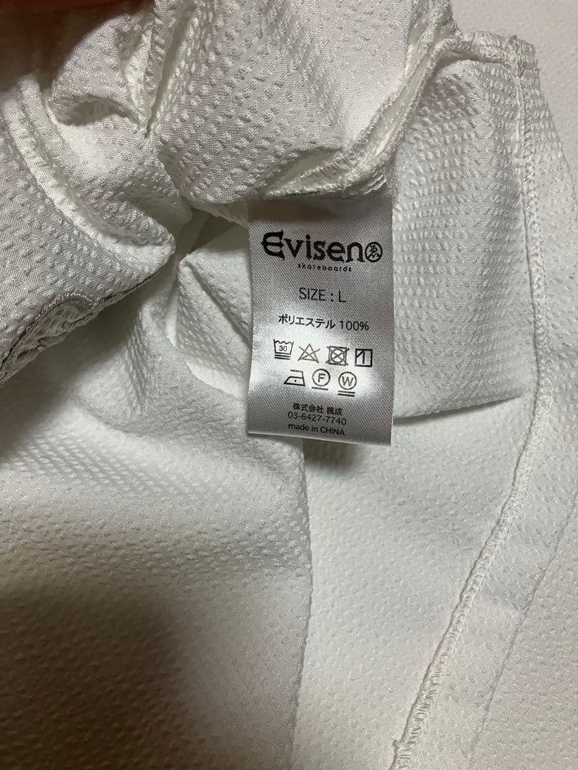 エヴィセンスケートボード ベースボールシャツ L