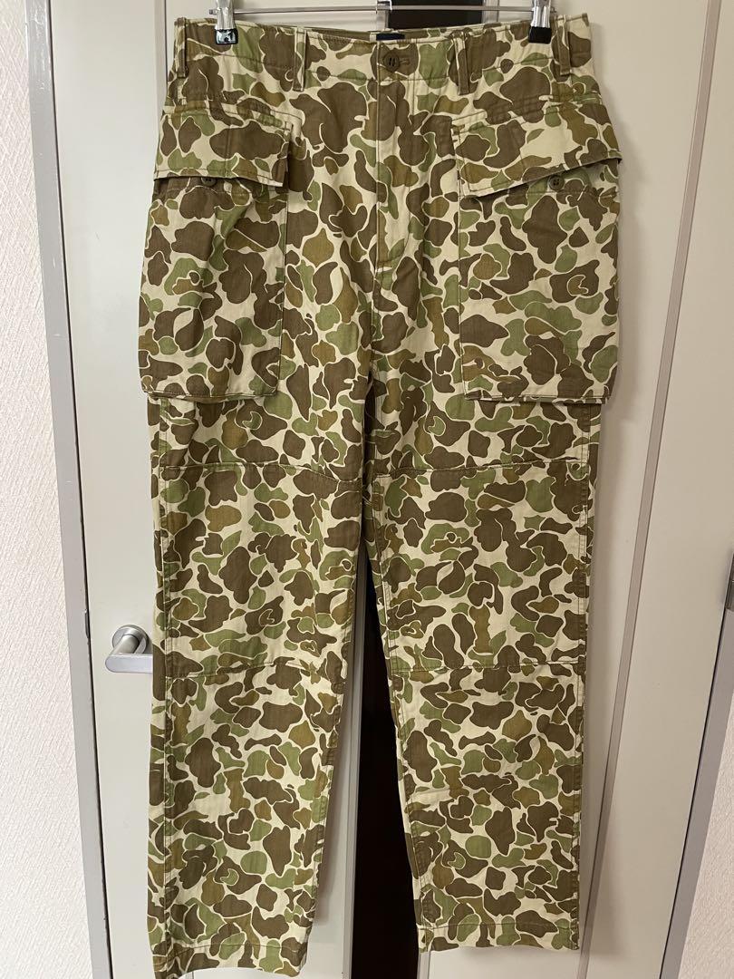 GAP ダックハンターカモ ヘリンボーン ダブルニー　32