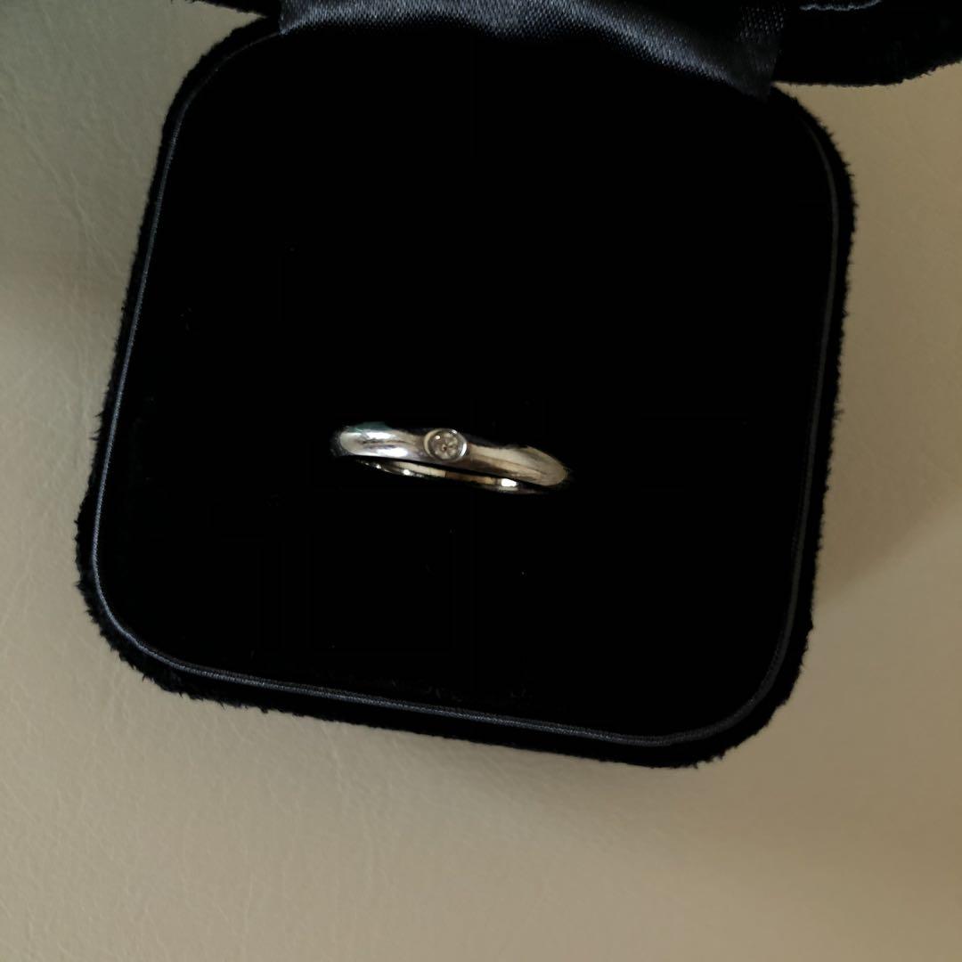 Tiffany & Co. エルサ・ペレッティ 1P ダイヤ リング Pt950