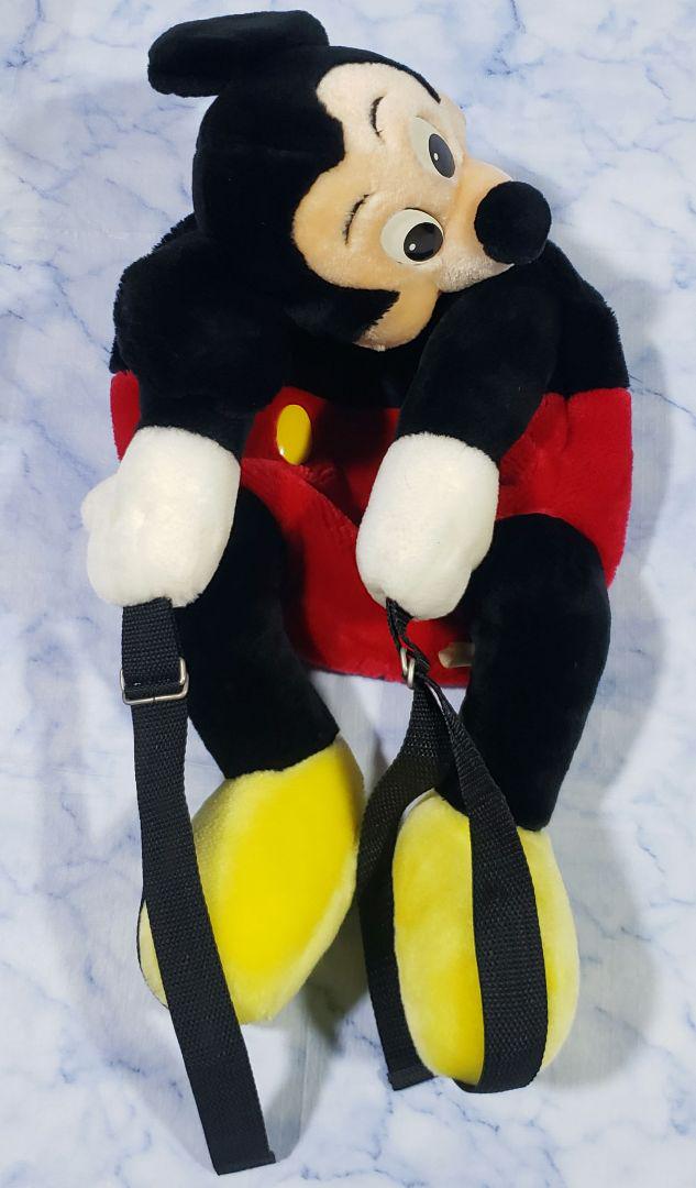 ウォルトディズニーワールド　ぬいぐるみ　リュック　ミッキー　レトロ【美品】WDW