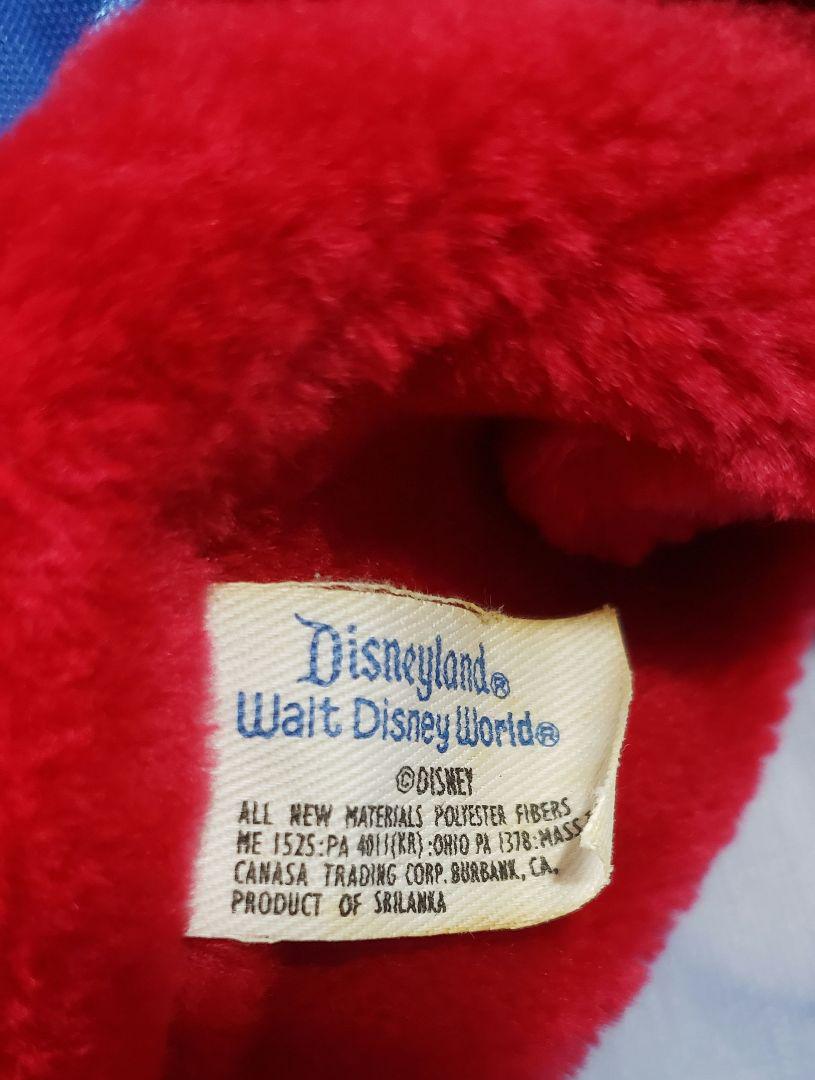 ウォルトディズニーワールド　ぬいぐるみ　リュック　ミッキー　レトロ【美品】WDW