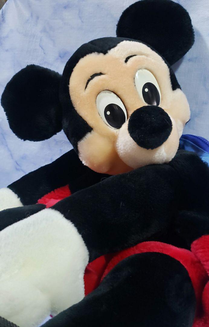 ウォルトディズニーワールド　ぬいぐるみ　リュック　ミッキー　レトロ【美品】WDW