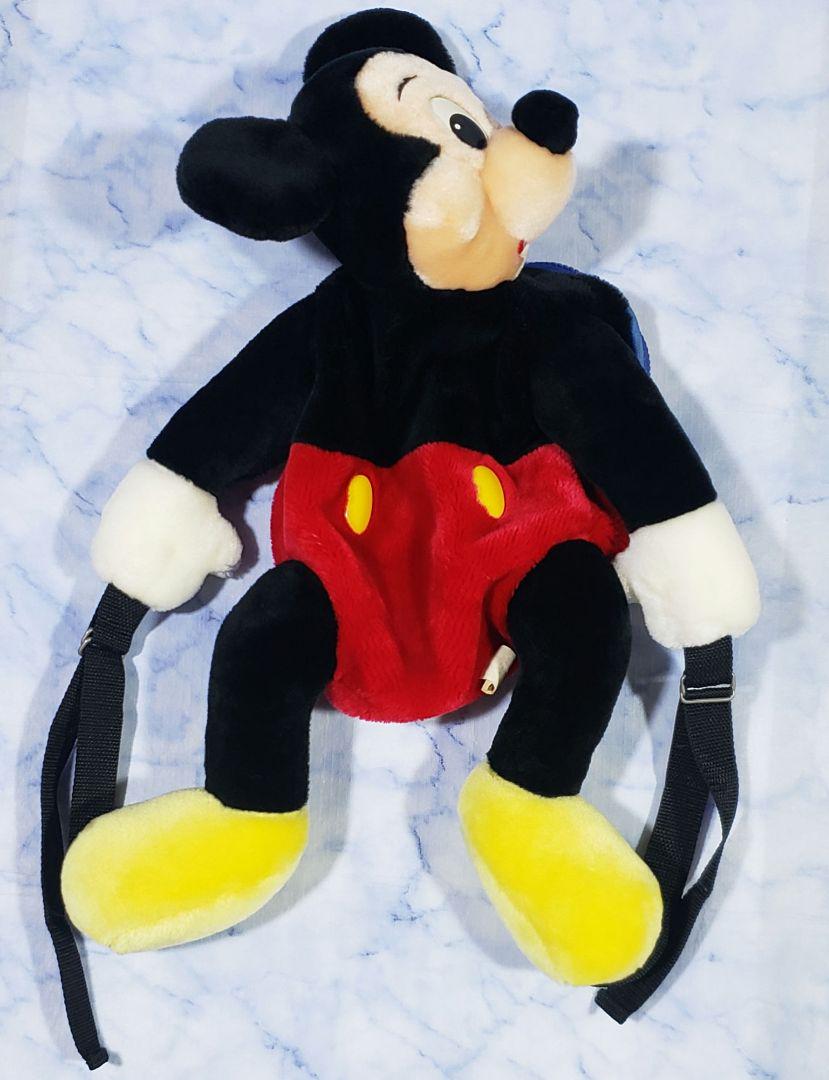 ウォルトディズニーワールド　ぬいぐるみ　リュック　ミッキー　レトロ【美品】WDW