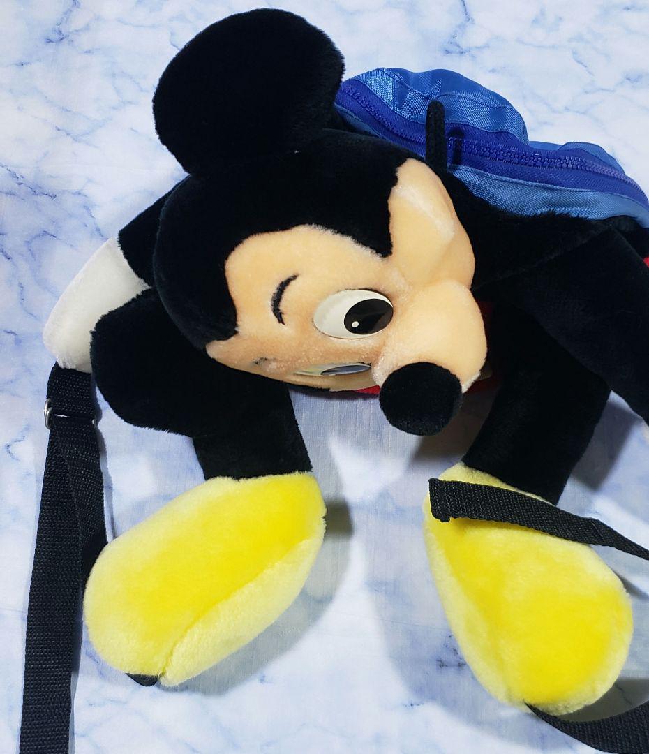 ウォルトディズニーワールド　ぬいぐるみ　リュック　ミッキー　レトロ【美品】WDW