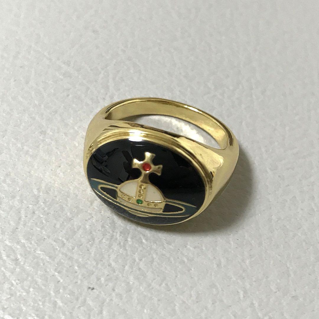エナメルボタン　リング　指輪　VivienneWestwood