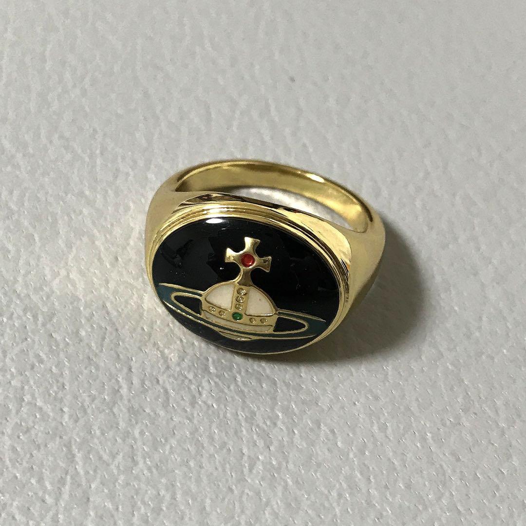 エナメルボタン　リング　指輪　VivienneWestwood