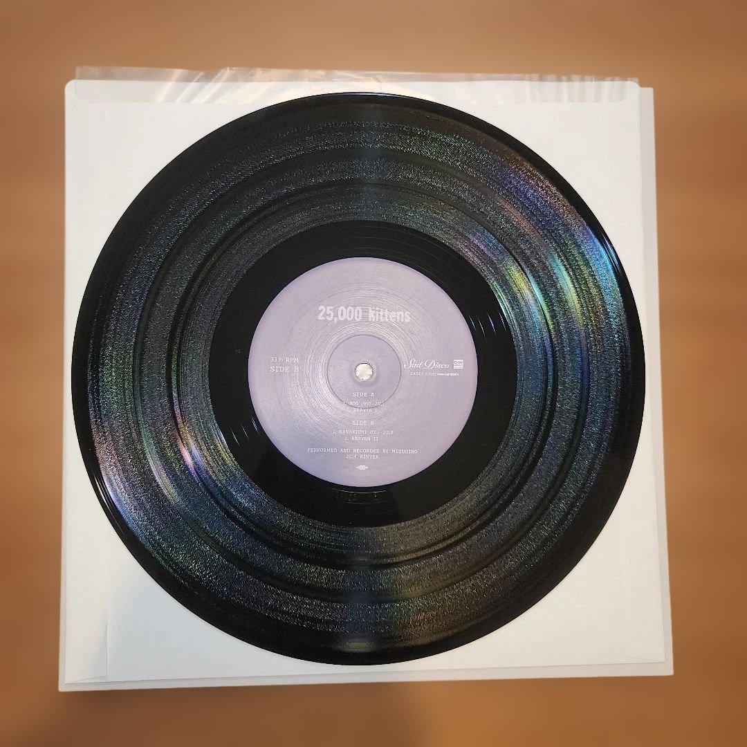 25,000 Kittens レコード アナログ mizuhiro 吟醸派 猫 25,000 Kittens レコード アナログ mizuhiro 吟醸派 猫
