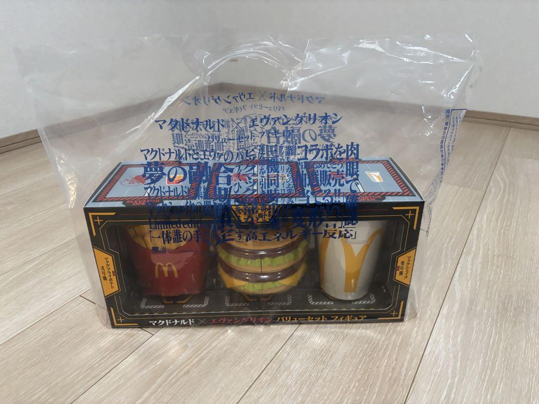 【未開封】マクドナルド エヴァンゲリオン バリューセット フィギュア