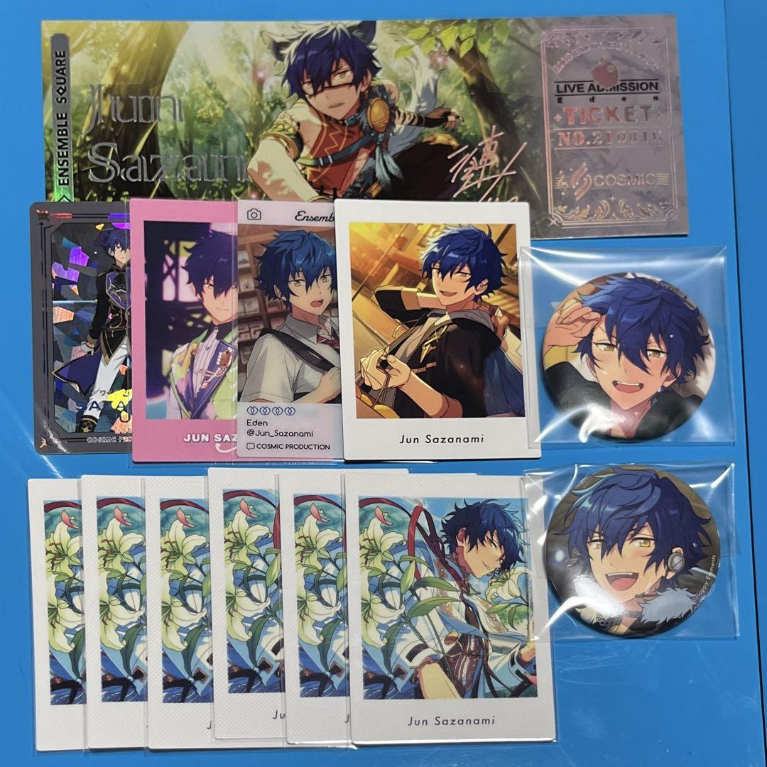 イベコレ ジュン 4点セット 漣 ジュン ぱしゃっつ vol.4 イベコレ casual 缶バッジ ホロチケ
