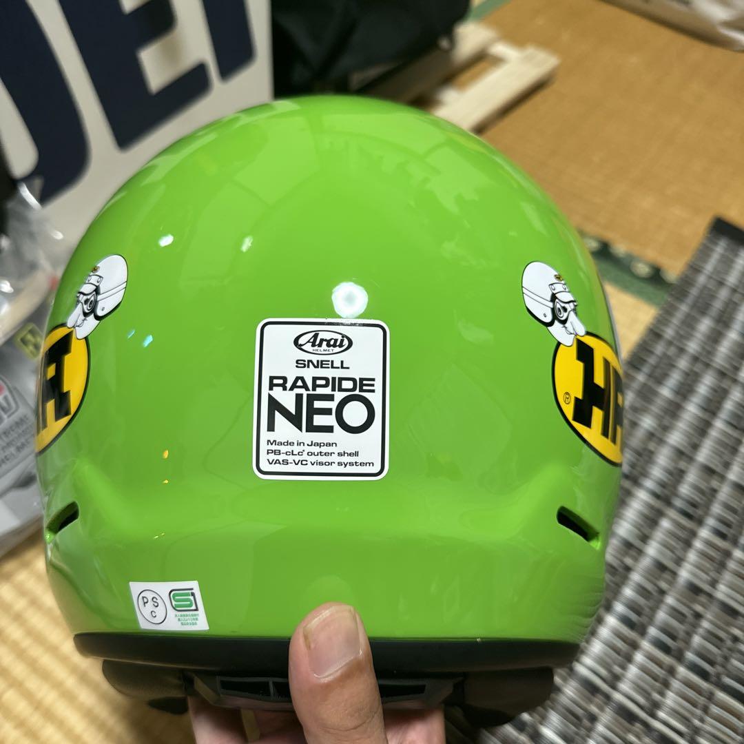 Arai RAPIDE-NEO HA グリーンLサイズ ラパイドネオ(専用) 画像3