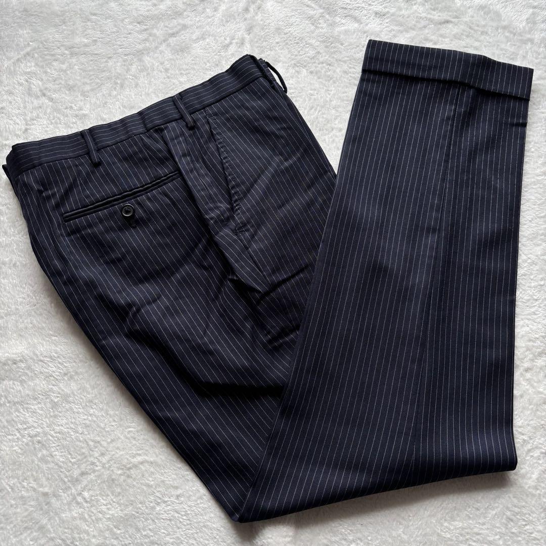 ✨極美品✨ポロバイラルフローレン　スーツ Ｌサイズ ストライプ　ネイビー　紺色