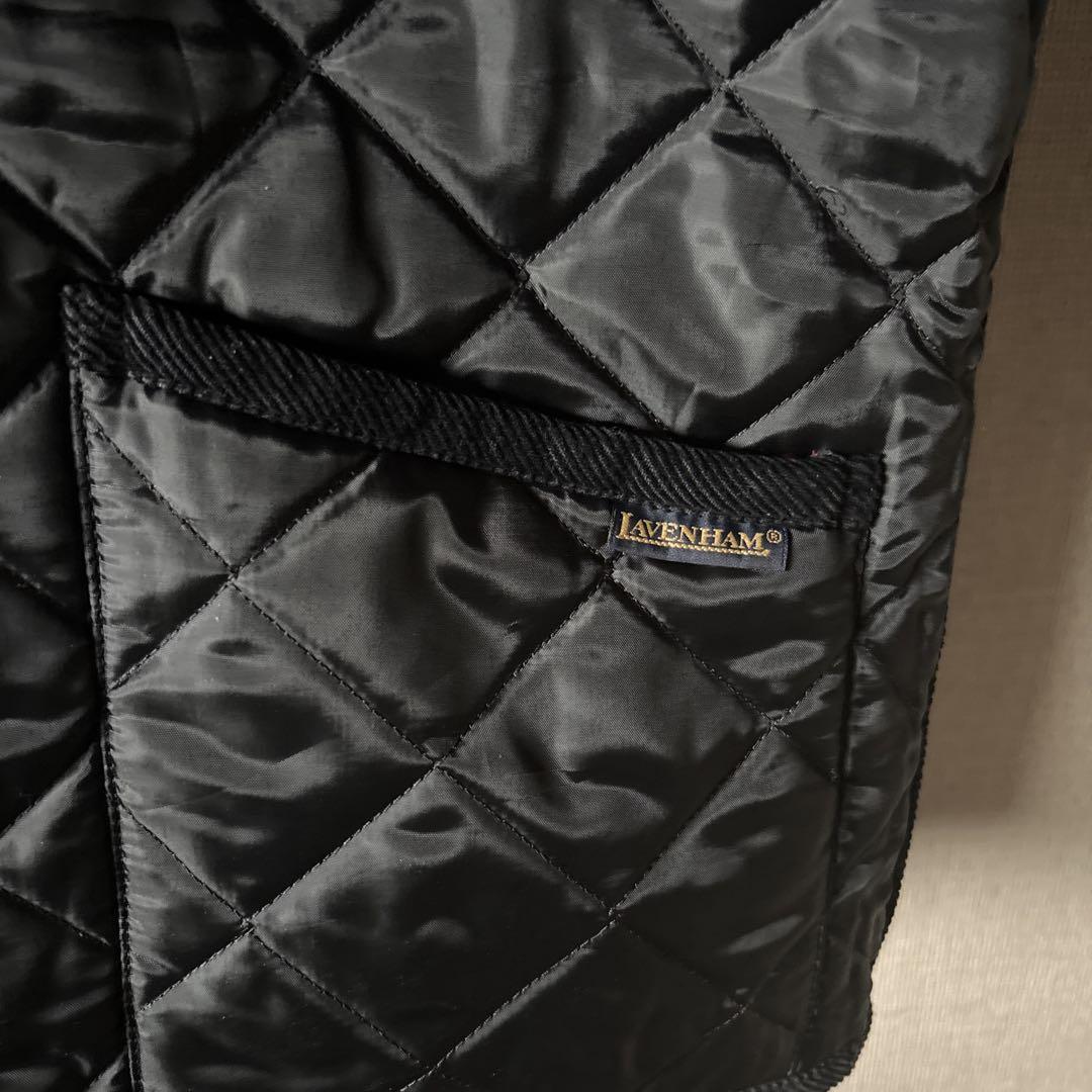 【美品】LAVENHAMラベンハム ベスト38 ブラックピンク