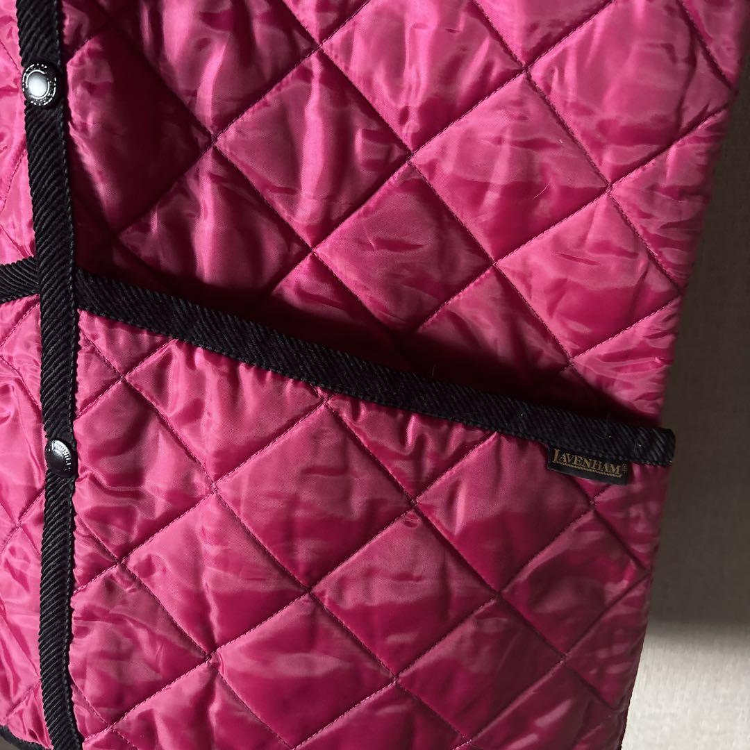 【美品】LAVENHAMラベンハム ベスト38 ブラックピンク