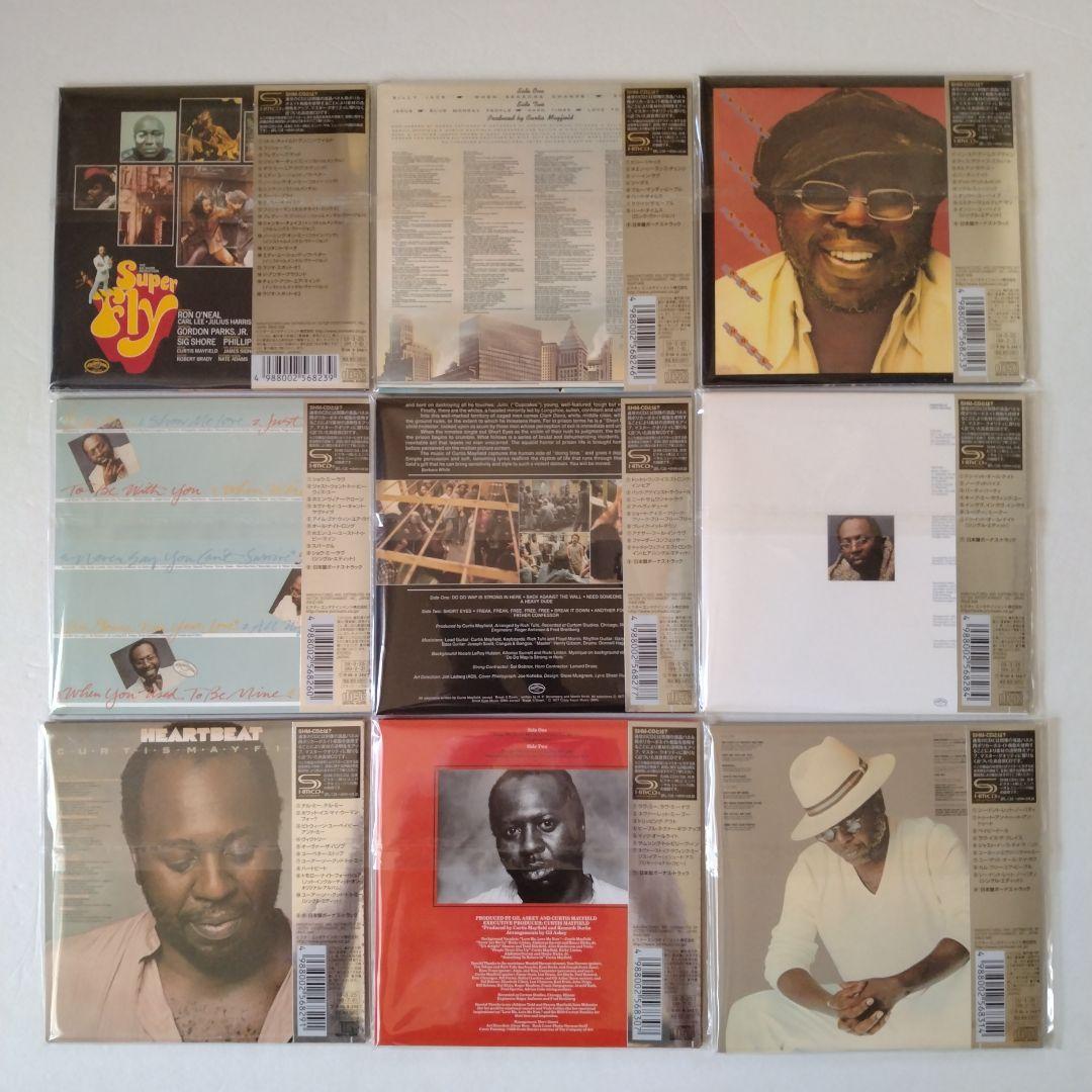 curtis mayfield／紙ジャケットCD／9枚セット curtis mayfield／紙ジャケットCD／9枚セット - メルカリ