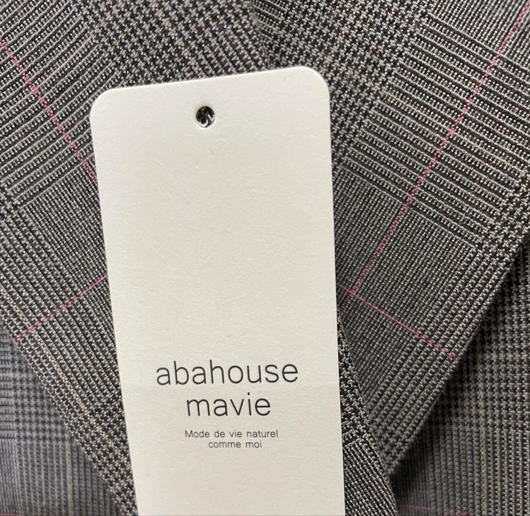 abohouse mavie グレンチェックジャケット