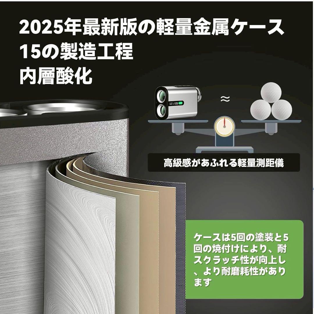 ゴルフレーザー距離計Ultra-mini ゴルフ距離計 1000m1094yd