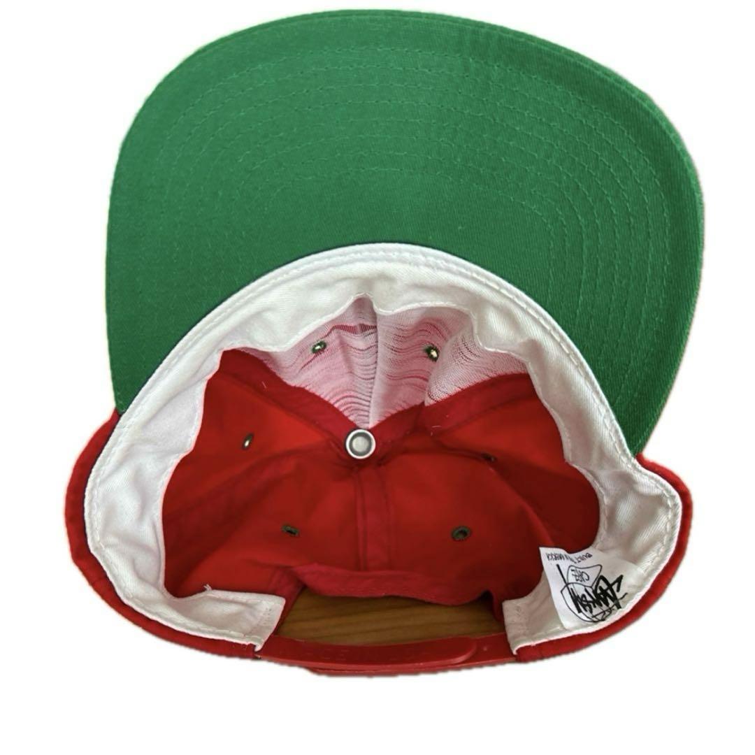 STUSSY 80s.90s 白タグ 6パネル キャップ USA製 ヴィンテージ 帽子
