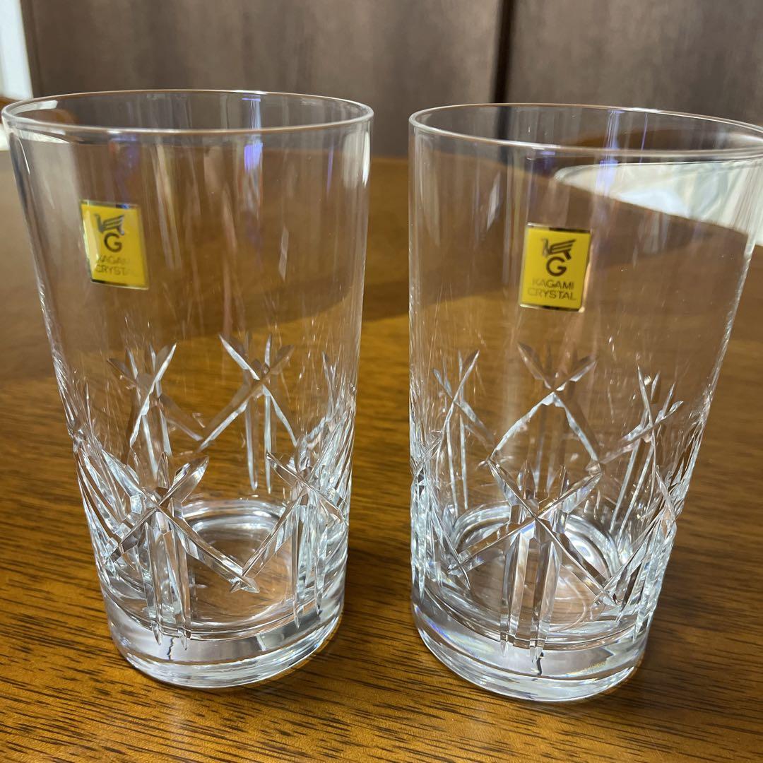 KAGAMI クリスタルグラス 2個セット KAGAMI CRYSTAL (カガミクリスタル) ロックグラス 2Pセット