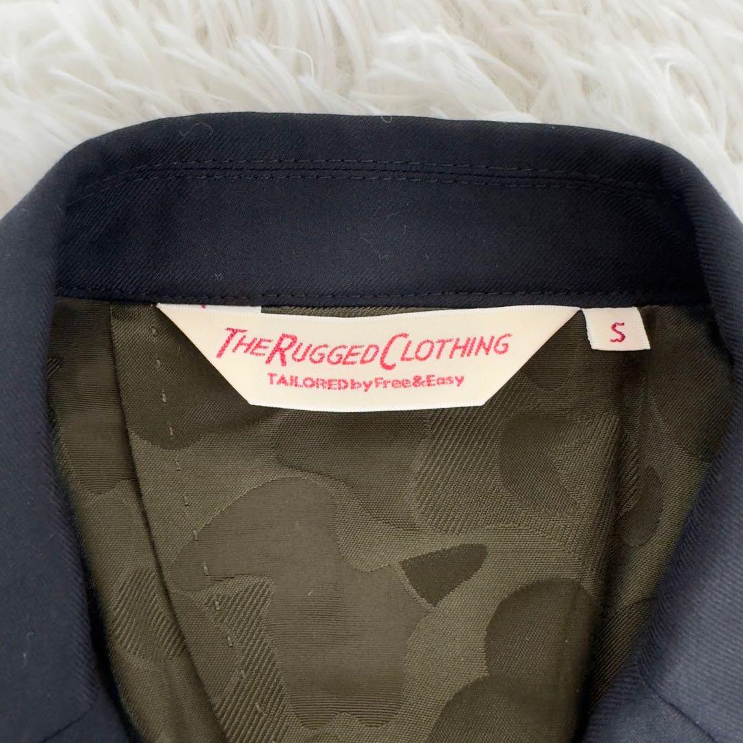 レア✨THE RUGGED CLOTHING ジャケット　金ボタン　迷彩　本切羽