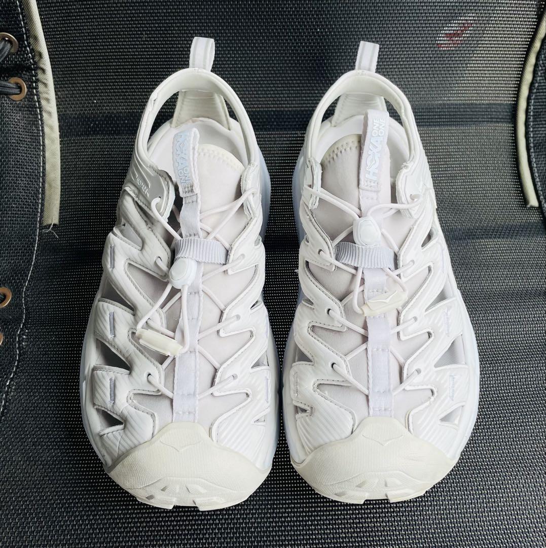 HOKA HOPARA ホパラ サンダル ホワイト 27.5cm - メルカリ