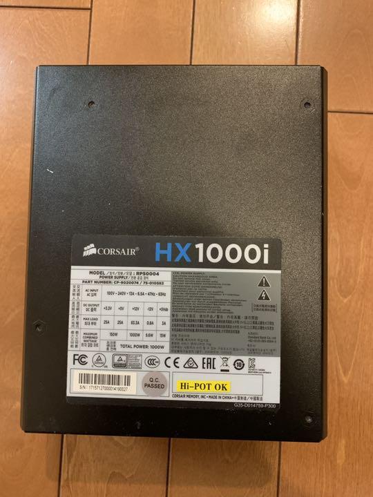 ルカリ┢ Corsair HX 1000i Platinum WVyAL-m46776196450 カメラ