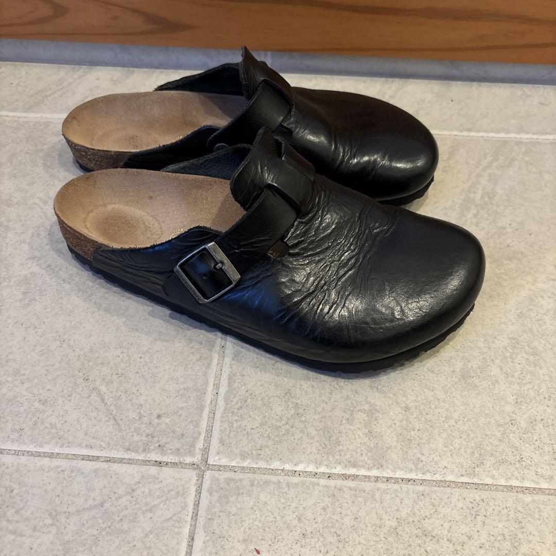 BIRKEN STOCK ビルケンシュトック レザーサンダル ブラック 27