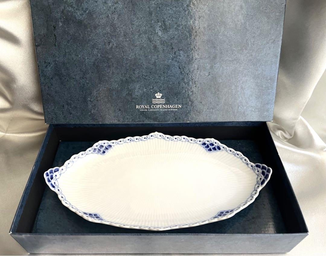【NEW限定品】 未使用【貴重】ロイヤルコペンハーゲン☆プリンセス オーバル皿 食器