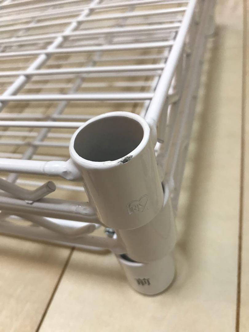 アイリスオーヤマ　キッチン用メタルラック　ホワイト